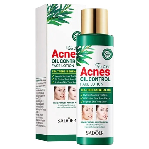 

SADOER Лосьон для лица против акне с маслом чайного дерева 120, Лосьон для лица против акне с маслом чайного дерева