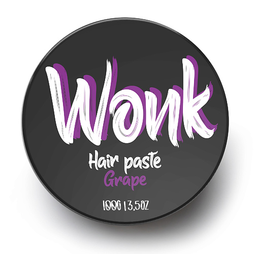 

WONK Паста для укладки волос сильной фиксации с ароматом винограда 100, Паста для укладки волос сильной фиксации с ароматом винограда