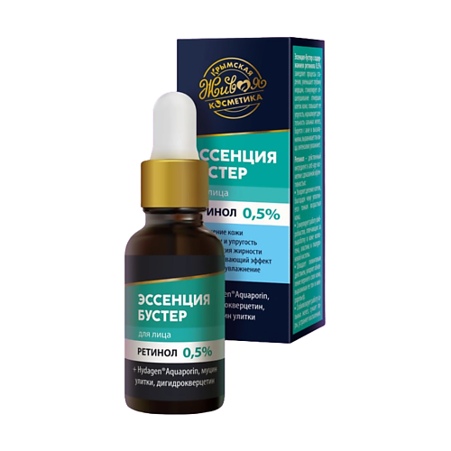 

КРЫМСКАЯ ЖИВАЯ КОСМЕТИКА Эссенция-бустер для лица "Ретинол 0,5%" 30, Эссенция-бустер для лица "Ретинол 0,5%"