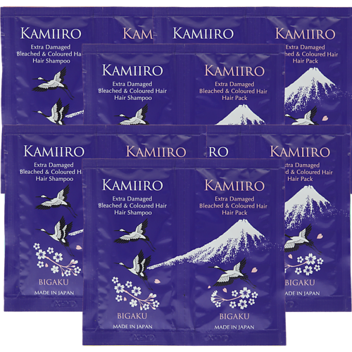 

BIGAKU Дорожный набор Японских пробников Kamiiro Extra Damaged Bleached&Coloured Hair, Дорожный набор Японских пробников Kamiiro Extra Damaged Bleached&Coloured Hair