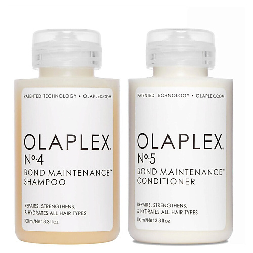 

OLAPLEX Набор Travel size No. 4 шампунь & No. 5 кондиционер, Набор Travel size No. 4 шампунь & No. 5 кондиционер