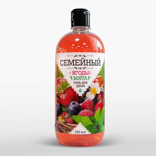 

GREENFIELD Гель для душа Ягоды и мята 750, Гель для душа Ягоды и мята