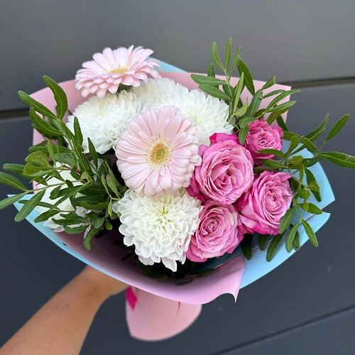 

ДАРИ ЦВЕТЫ Букет мини с герберами, Букет мини с герберами