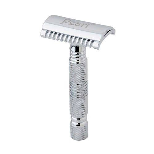 Бритвенные станки PEARL SHAVING Т образный станок с открытым гребнем SSH-01 Chrome (Open comb)