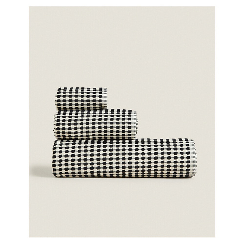 

ZARA HOME Текстурированное хлопчатобумажное банное полотенце, Текстурированное хлопчатобумажное банное полотенце