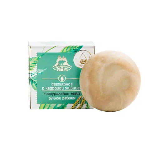 

ТЕРРИТОРИЯ ТАЙГИ Дегтярное мыло натуральное 80, Дегтярное мыло натуральное