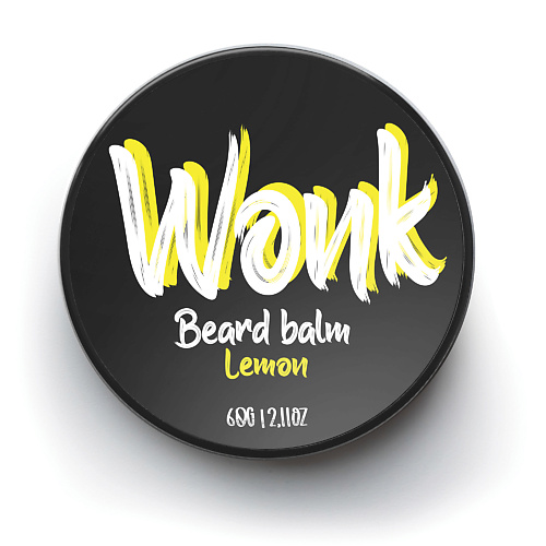 

WONK Бальзам для бороды с ароматом лимона 60, Бальзам для бороды с ароматом лимона