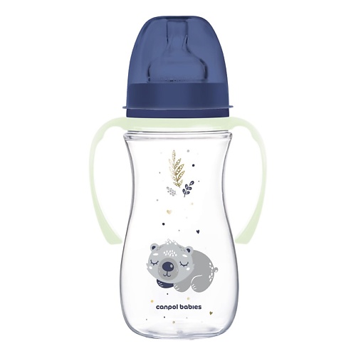

CANPOL BABIES Бутылочка для кормления Sleepy Koala со светящимися ручками 300, Бутылочка для кормления Sleepy Koala со светящимися ручками