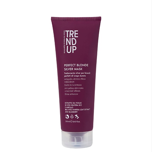 

TREND UP Профессиональная серебристая маска с высокой нейтрализацией желтизны 250, Профессиональная серебристая маска с высокой нейтрализацией желтизны