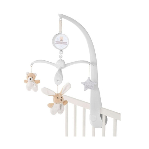 

CHICCO Мобиль на кроватку Bear & Bunny My Sweet Doudou, Мобиль на кроватку Bear & Bunny My Sweet Doudou