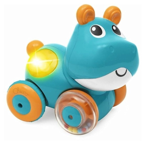 

CHICCO Интерактивная игрушка-каталка "Бегемот" Sprint&Go Hippo, Интерактивная игрушка-каталка "Бегемот" Sprint&Go Hippo