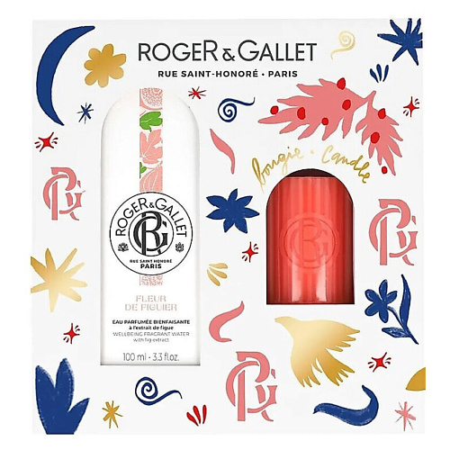 

ROGER & GALLET Парфюмерный набор Fleur de Figuier Душистая вода +мыло, Парфюмерный набор Fleur de Figuier Душистая вода +мыло