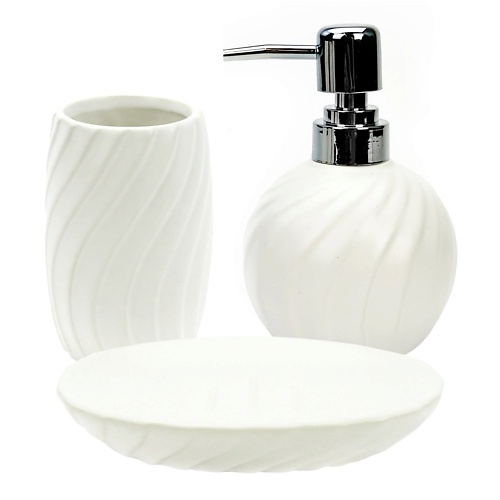 

ND PLAY Набор для ванны «Sphere» (диспенсер, стакан, мыльница), Набор для ванны «Sphere» (диспенсер, стакан, мыльница)