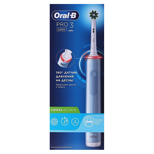 

ORAL-B Электрическая зубная щетка Pro 3 3000, Электрическая зубная щетка Pro 3 3000