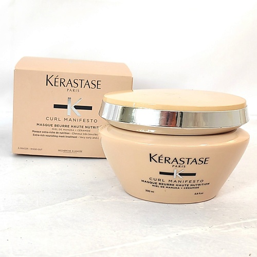 

KERASTASE Curl Manifesto Masque Beurre Haute Nutrition Ультра питательная маска для вьющихся волос 200, Curl Manifesto Masque Beurre Haute Nutrition Ультра питательная маска для вьющихся волос