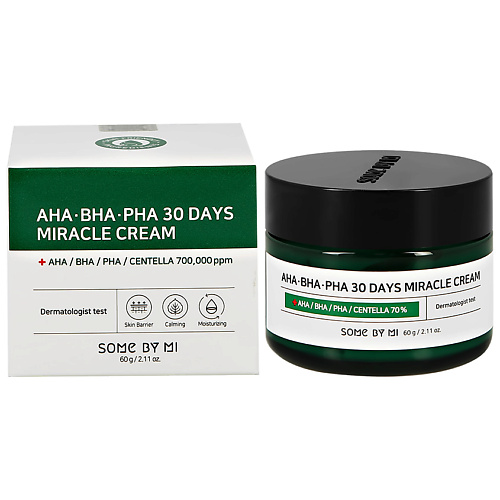 

SOME BY MI Крем для лица с AHA, BHA, PHA-кислотами, экстрактами центеллы и чайного дерева 60, Крем для лица с AHA, BHA, PHA-кислотами, экстрактами центеллы и чайного дерева