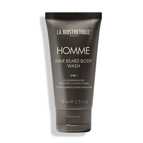 

LA BIOSTHETIQUE Очищающий и освежающий гель для тела, волос и бороды Hair Beard Body Wash 75, Очищающий и освежающий гель для тела, волос и бороды Hair Beard Body Wash