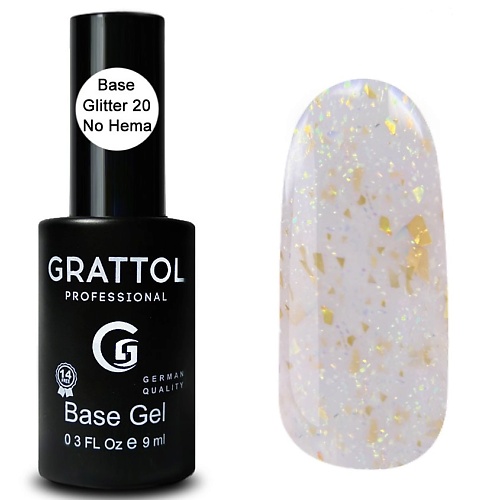 

GRATTOL Каучуковая гель база поталь для ногтей, Каучуковая гель база поталь для ногтей