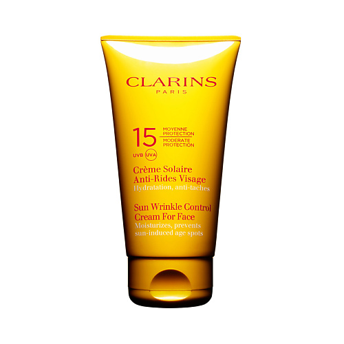 

CLARINS Солнцезащитный крем для лица, предупреждающий появление морщин и пигментных пятен UVA/UVB 15 Crème Solaire Anti-Rides Visage 75, Солнцезащитный крем для лица, предупреждающий появление морщин и пигментных пятен UVA/UVB 15 Crème Solaire Anti-Rides 