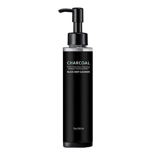 

THE YEON Масло очищающее с древесным углём - Charcoal black deep cleanser 150, Масло очищающее с древесным углём - Charcoal black deep cleanser