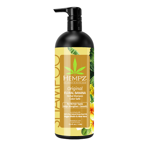 

HEMPZ Шампунь Оригинальный / Original Herbal Shampoo For Damaged & Color Treated Hair 1000, Шампунь Оригинальный / Original Herbal Shampoo For Damaged & Color Treated Hair