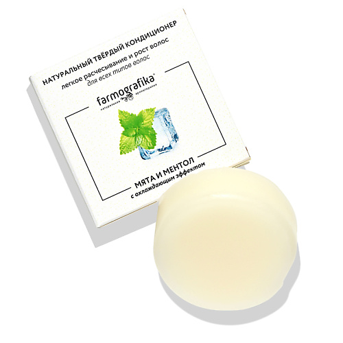 

FARMOGRAFIKA Твердый кондиционер Мята и ментол 70, Твердый кондиционер Мята и ментол