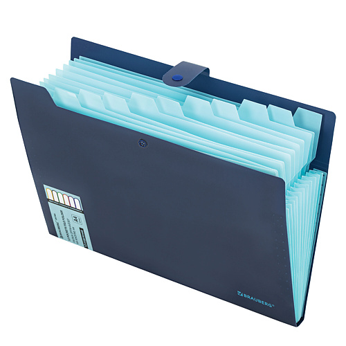 

BRAUBERG Папка-органайзер на кнопке Extra А4, Папка-органайзер на кнопке Extra А4