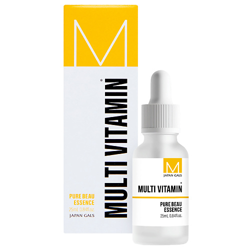 

JAPAN GALS Сыворотка для лица с витаминным комплексом Pure Beau Essence 25, Сыворотка для лица с витаминным комплексом Pure Beau Essence