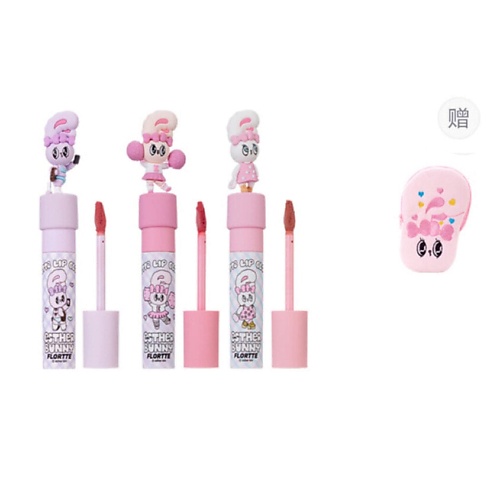 

FLORTTE Набор Flortte × Esther Bunny Creamy Lip Cream, Набор Flortte × Esther Bunny Creamy Lip Cream
