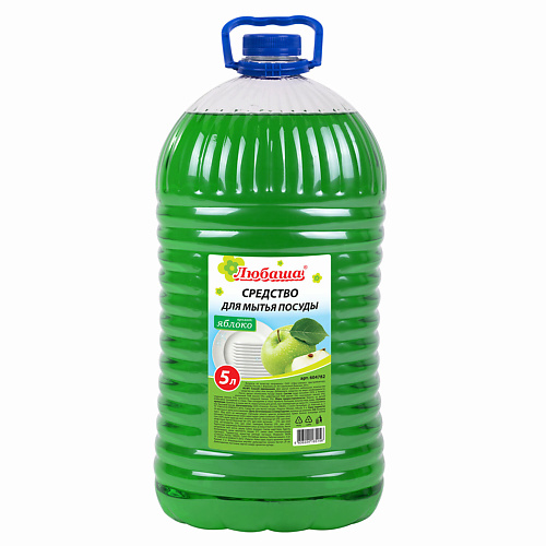 

ЛЮБАША Средство для мытья посуды Яблоко 5000, Средство для мытья посуды Яблоко