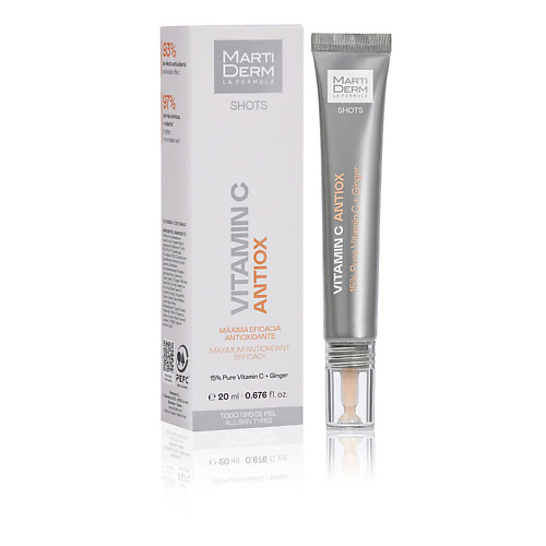 Концентраты для лица  Лэтуаль MARTIDERM Антиоксидантный концентрат Shots Vitamin C Antiox 20