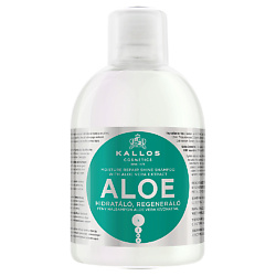 Шампунь Aloe увлажняющий для восстановления блеска сухих и поврежденных волос