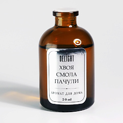 DELÍGHT Диффузор ароматический "Хвоя, смола, пачули"для дома с палочками