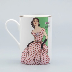 Бокал с рисунком "Конкурсные модели. Людмила"