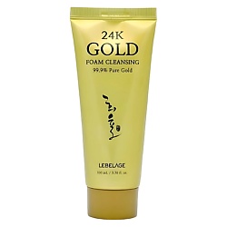 Пенка для умывания Хи Юль с 24-каратным золотом HEEYUL 24K GOLD FOAM CLEANSING