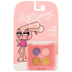 Детские тени для век палетка 4 цвета