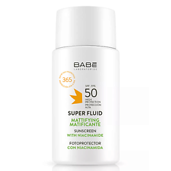 Матирующий солнцезащитный суперфлюид  с ниацинамидом SPF50