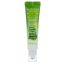 Успокаивающая сыворотка-роллер для области вокруг глаз с алоэ Aloevera Soothing Rolling Eye Serum