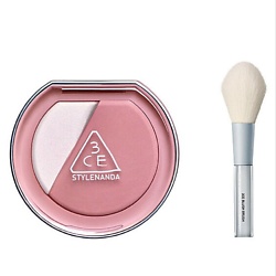 Набор: Румяна и хайлайтер Blushlighter + Кисть для румян Blush Brush