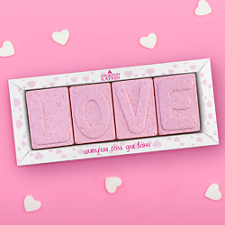 Бомбочки для ванны Подарочный набор "LOVE"