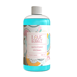 Натуральная пена для ванны с ароматом дыни