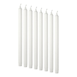 Свеча белая без запаха JUBLA 35 см