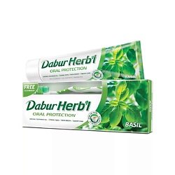 Зубная паста с базиликом и щетка (Basil Toothpaste)