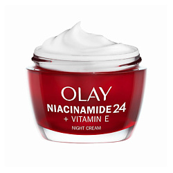 Ночной восстанавливающий крем для лица NIACINAMIDE24 + Vitamin E