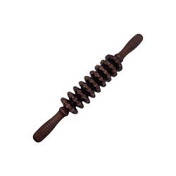 Антицеллюлитный деревянный массажер скалка для тела и ног