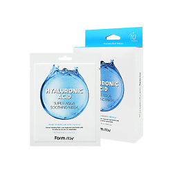 Тканевая маска для лица с гиалуроновой кислотой Hyaluronic Acid Super Aqua Soothing Mask