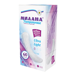 Прокладки женские гигиенические ежедневные - ULTRA LIGHT 60 шт