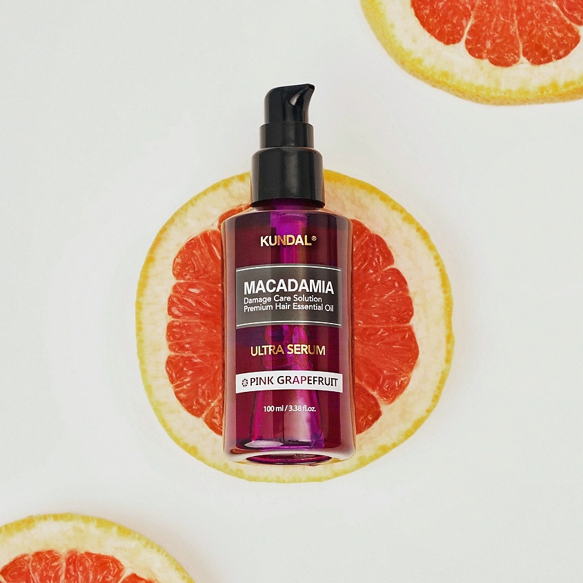 KUNDAL Сыворотка для волос восстанавливающая Розовый грейпфрут Macadamia Ultra Serum – фото 7
