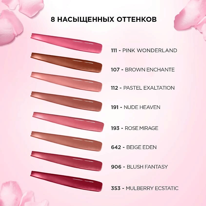 L'ORÉAL PARIS Бальзам для губ Glow Paradise, № 906 Blush Fantasy, 3.8 г – фото 4
