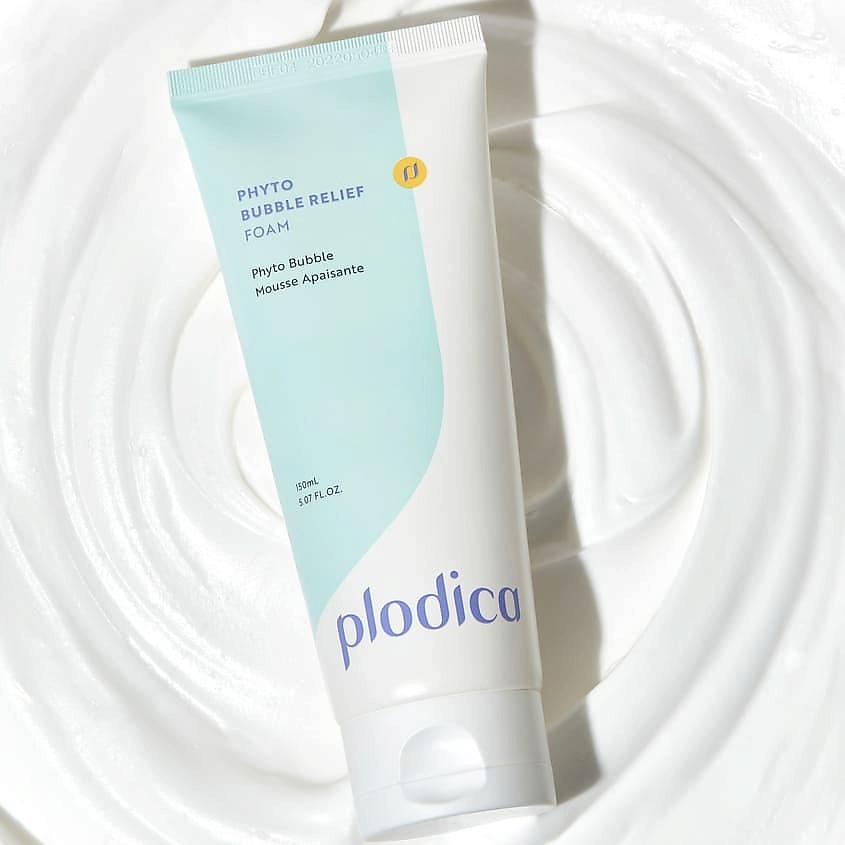 PLODICA Пенка для лица очищающая Phyto Bubble Relief Foam – фото 2